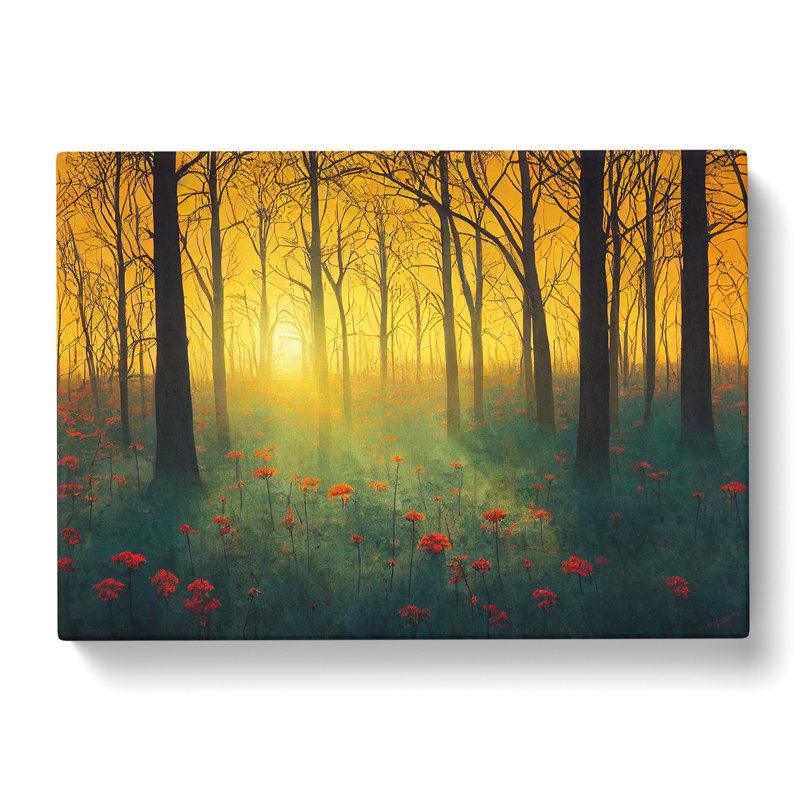 Summer Forest Sunrise Vol.1 - Wrapped Canvas