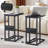C End Table With USB And Built-In Outlets-641368186