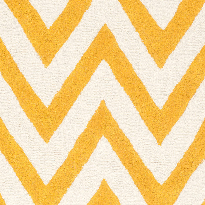 Sanyla Cambridge Hand Tufted Wool Chevron Rug