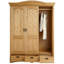 Heine 3 Door Solid Wood Wardrobe-639158154