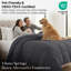 Couette alternative au duvet Vilano de Southshore Fine Linens, 240 g/m², en microfibre doublement brossée, grande taille toutes saisons, avec piquage en carreaux, bords passepoilés et attaches aux coins, coloris gris ardoise (grand lit/très grand lit).-2145475997-2145475982