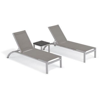 Argento And Travira Outdoor Chaise Lounge