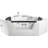 59'' x 59'' Whirlpool Acrylic Bathtub with Faucet