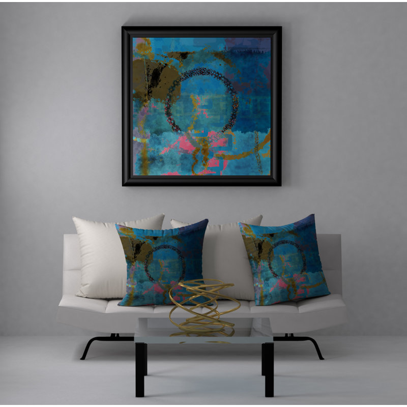 Housse et insert de coussin carré Spicey Rich, 20 po X 20 po