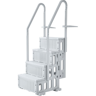 NL-PL25-01 Pool Ladder, 4 Steps, White. Product Dimensions: 195.17*89.1*81CM