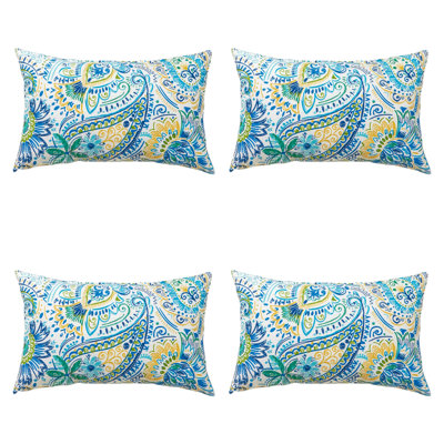 Henrich Indoor/Outdoor Striped Lumbar Pillow