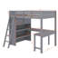 Full Size Loft Bed With Desk-107129673