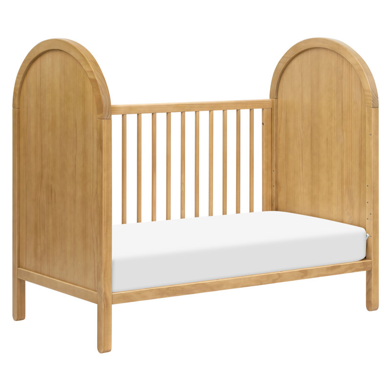 Bondi 3-in-1 Convertible Crib with Toddler Bed Conversion Kit, Honey