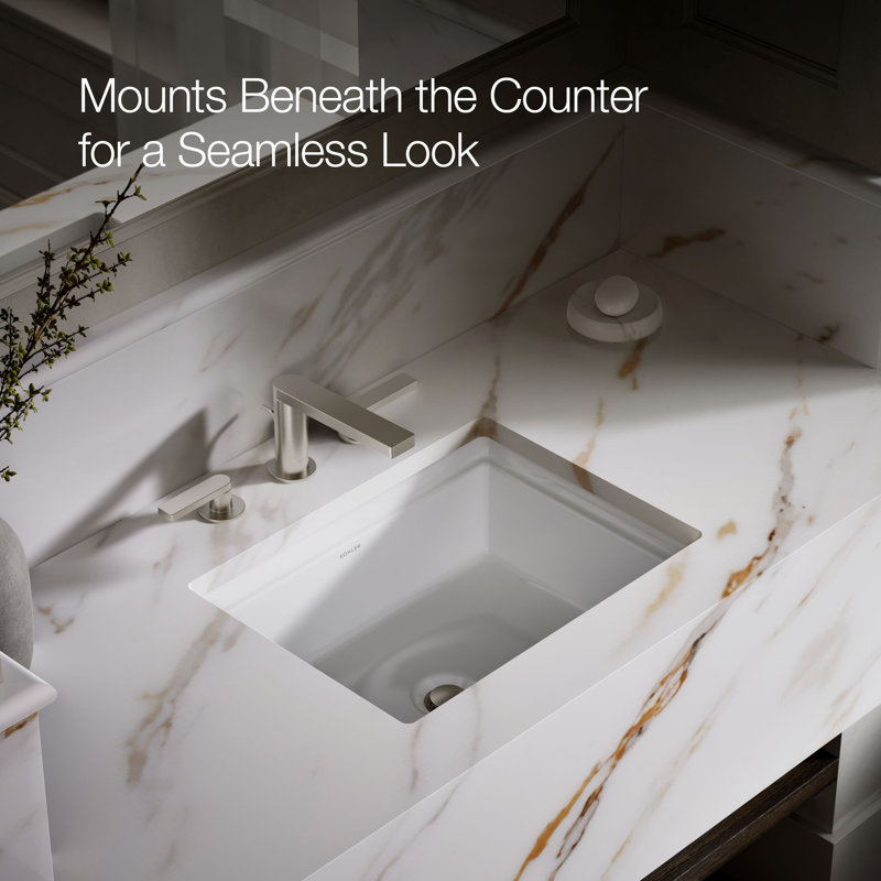 Artifacts 21-1/4 In. Rectangular Undermount Bathroom Sink