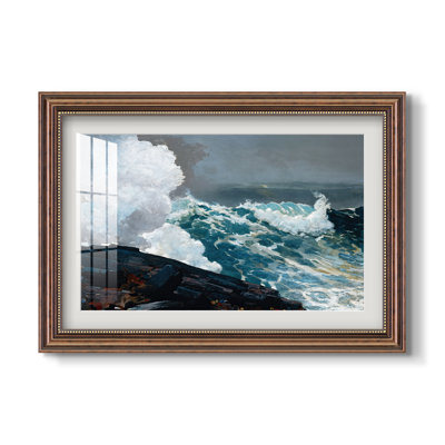 Nord-Est, 1895 - Homer Winslow - Estampe encadrée sur mesure