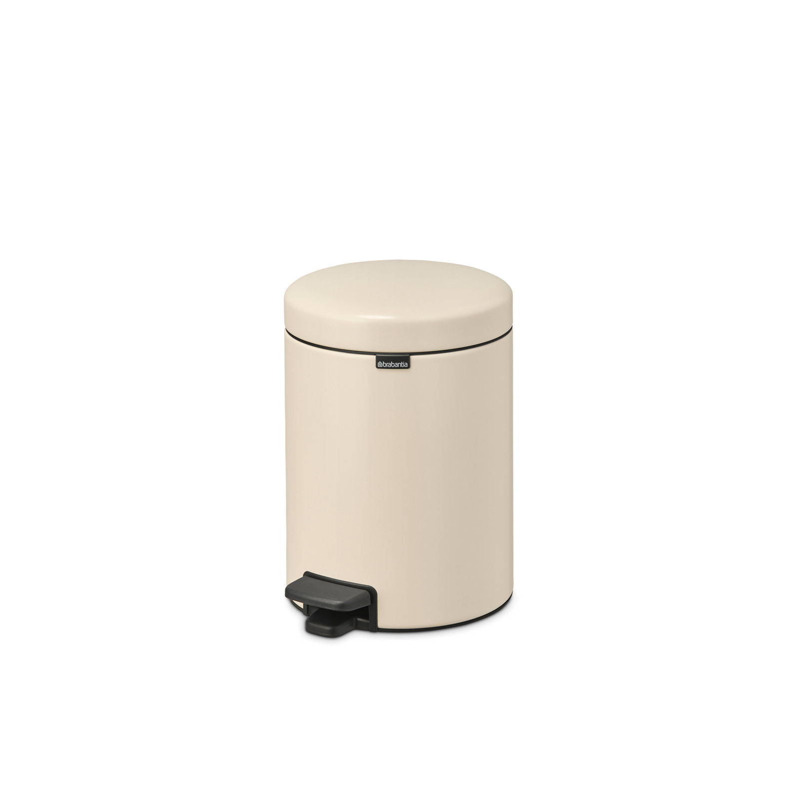 Brabantia Newicon 0.8gal Step-On Can, Soft Beige