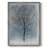 Silver Tree Framed Print - Solid Wood-833306828