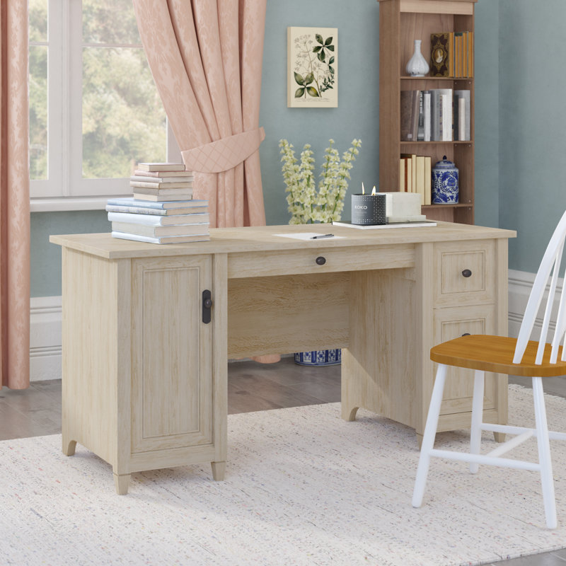 Emmett Solid Wood Base Computer Desk