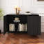 Buffet à motif de vagues avec 2 portes, 2 tiroirs et tablettes réglables-418226011