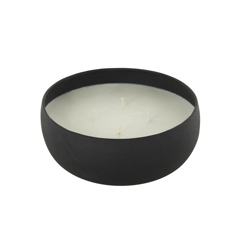 Textured Metal Scented Jar Candle