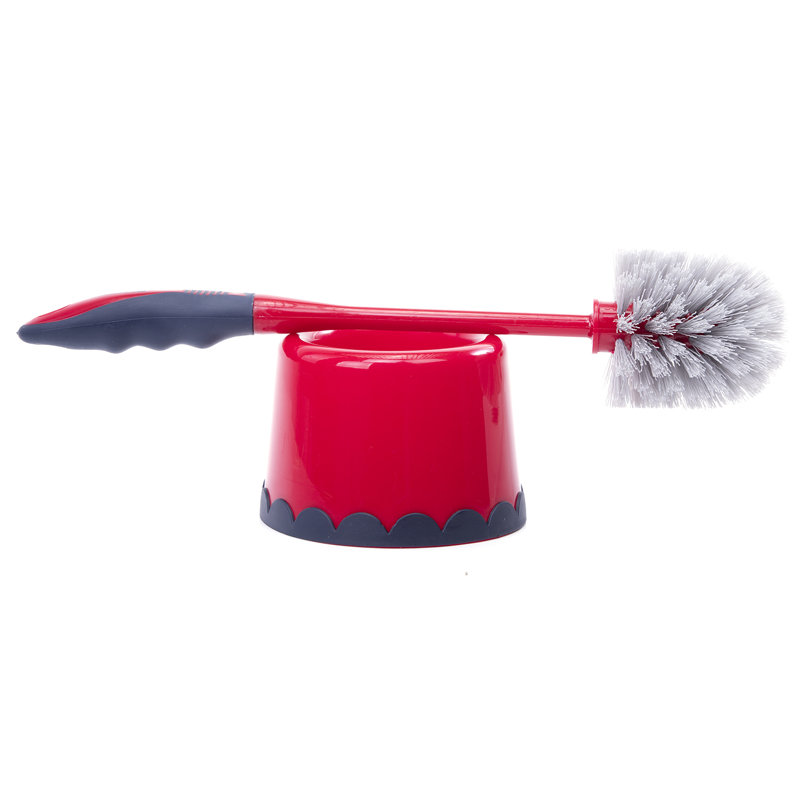 Free-Standing Toilet Brush and Holder