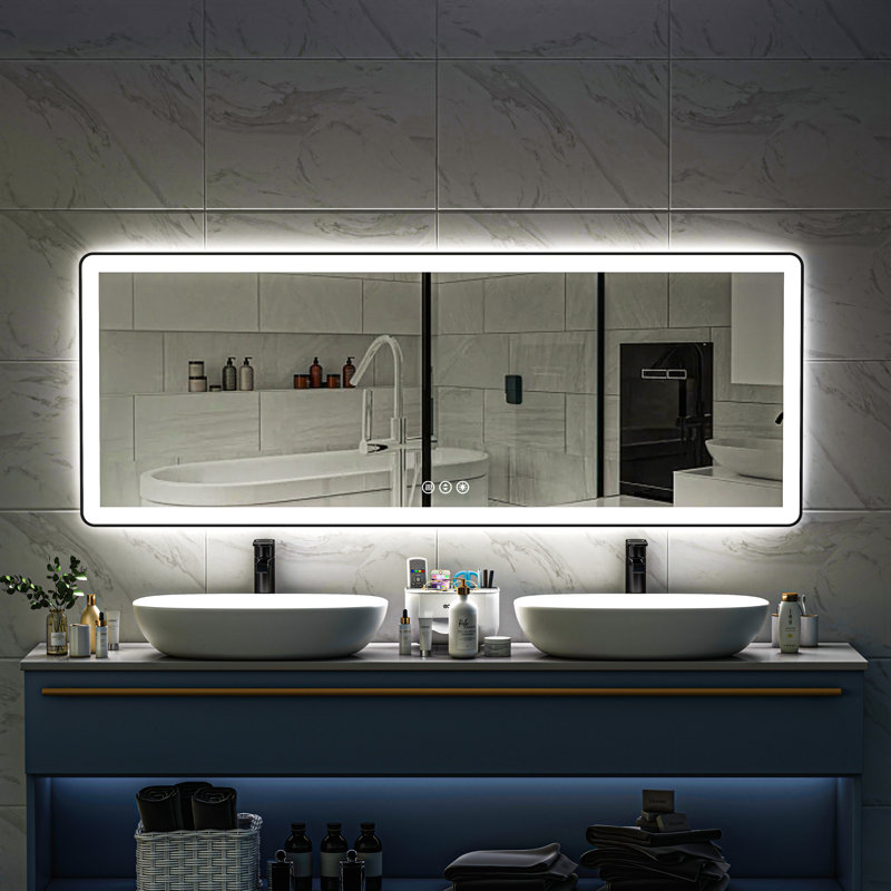 Aspenson Metal Rectangle Mirror, 28" x 60"