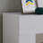44'' W White Electric Fireplace