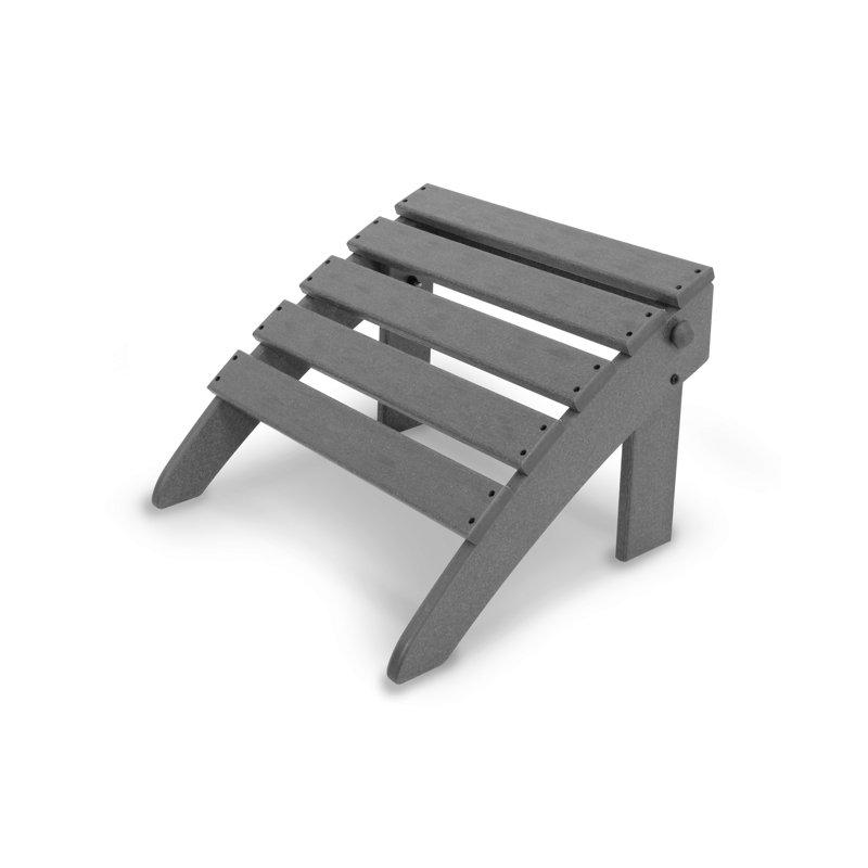 Repose-pieds pliant POLYWOOD Classics Classics, Gris ardoise
