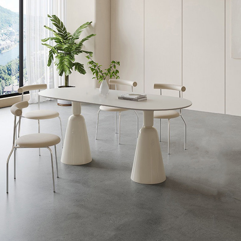 Modern simple light luxury dining table