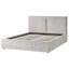 Ottoman Bed Velour Knit MOISSAC Grey/ Beige-290724933