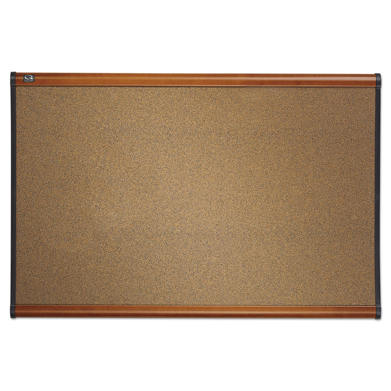Babillard mural Prestige Graphite, Marron, Cerisier, 24 po x 36 po