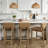 Exposed Back Upholstered Counter Stool with Solid Wood Legs-1469550466-1469550586-1469550591