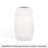 8" White Textured Ceramic Vase For Flowers