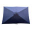 Parasol de patio rectangulaire de 6 pi x 9 pi - imperméable à l'eau, à manivelle et inclinable à bouton-poussoir, pour piscine de jardin, imperméable, avec piscine-1070875841