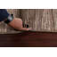 Tapis brun en laine noué à la main de conception unique 3 pi 9 po x 6 pi 7 po New Age