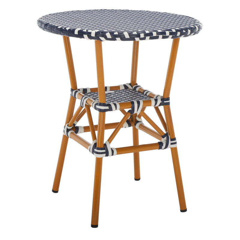 Table bistro Gordin, Bleu marine blanc