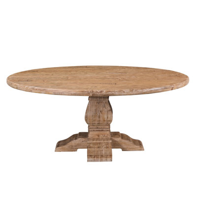 Lyons Round Solid Wood Dining Table