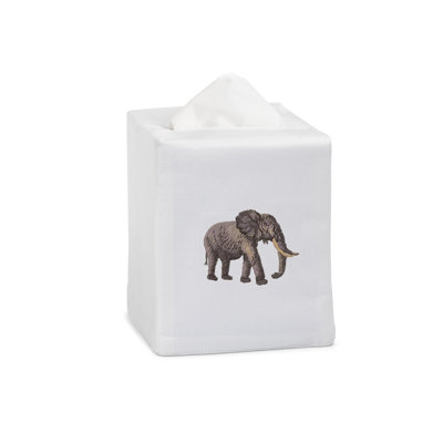 African Elephant Tissue Box Cover