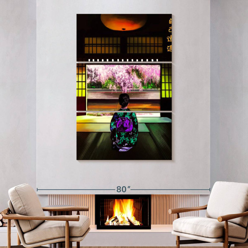 Lilie Self Encounter, 74" H x 48" W