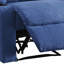 Fauteuil inclinable bleu avec porte-gobelet-801692841