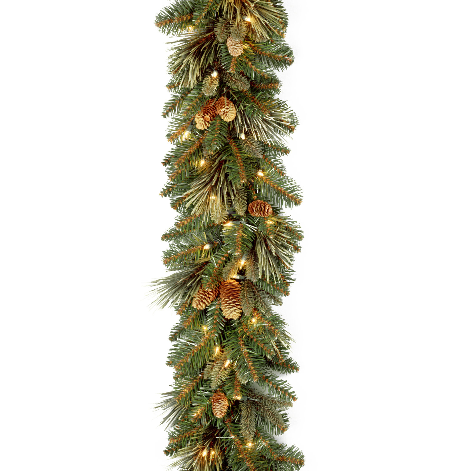  9ft. Carolina Pine Garland with Clear Lights