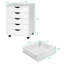 5 Drawer Rolling Storage Chest