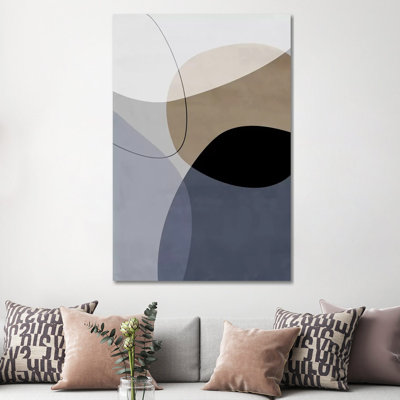 «Graphic 210Y» par Mareike Böhmer, reproduction d'art sur toile tendue