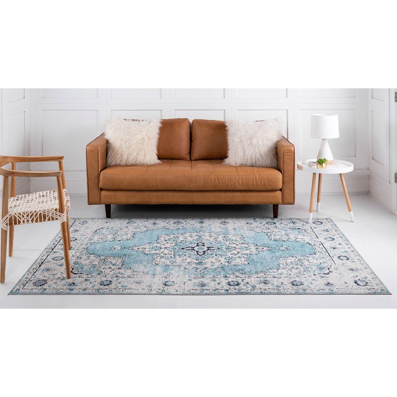 Enderson Ikat Indoor Rug, Rectangle 4' x 6'