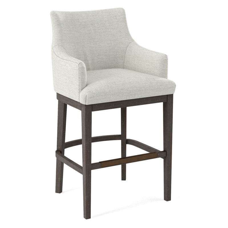 Upholstered Stool, 61703-88, Black