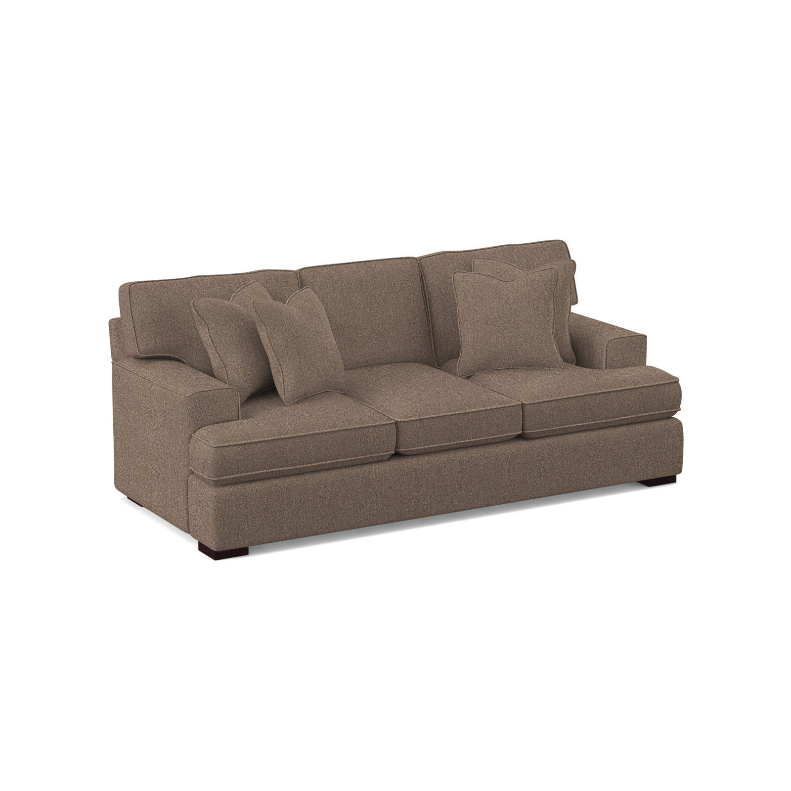 Sadie 97'' Sofa, Elite Ash; 0321-83, Java Finish