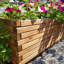 2m Pine Raised Trough Planter-1394207957