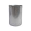  Table d'appoint moderne en métal martelé avec finition en aluminium poli, tables d'appoint légères et polyvalentes pour le salon ou la chambre à coucher, argent