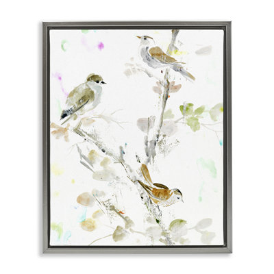 Cadre flottant Delicate Feathers Trio, design par Lorenzo Collective