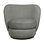 Forme Swivel Chair Boucle Swivel Armless Chair