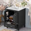 24-Inch Bathroom Vanity with Integrated Undermount Basin and Storage Cabinet-1917657810