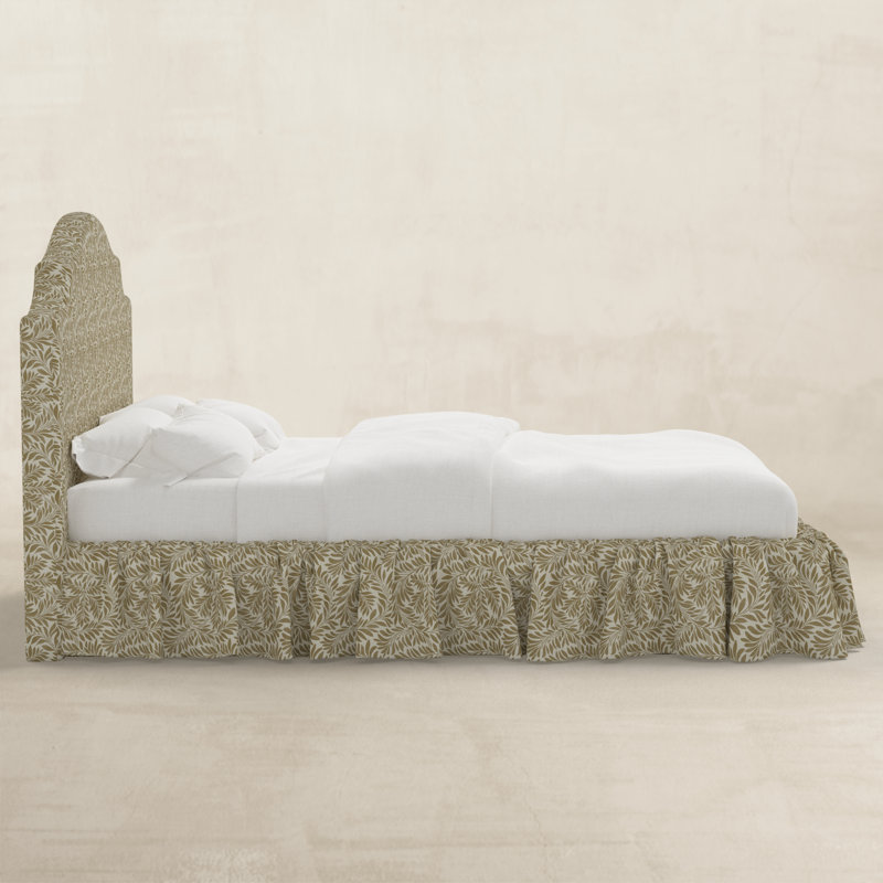 Upholstered Bed, Queen, Dijon