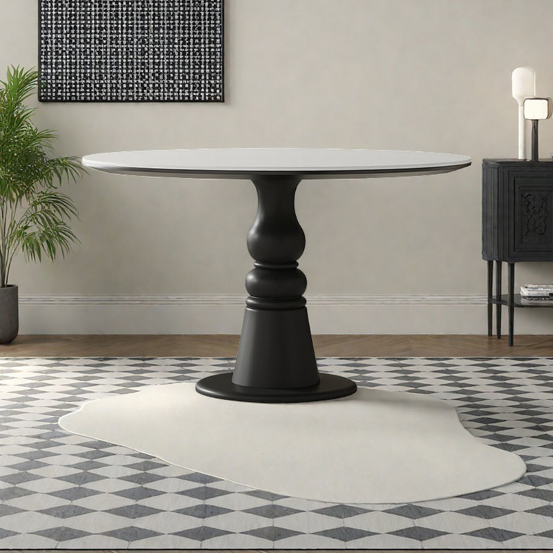 Table ronde French French, H 29,52 po x L 43,3 po x l 43,3 po