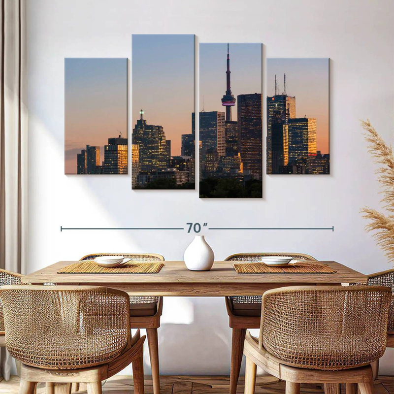 Toronto skyscrapers Sireci, H 42 po x l 68 po
