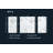 Polymarm 60" W 80" H 36" D Three Wall Composite Shower Wall Panel Surround - Seamless 60" Backwall-110867545
